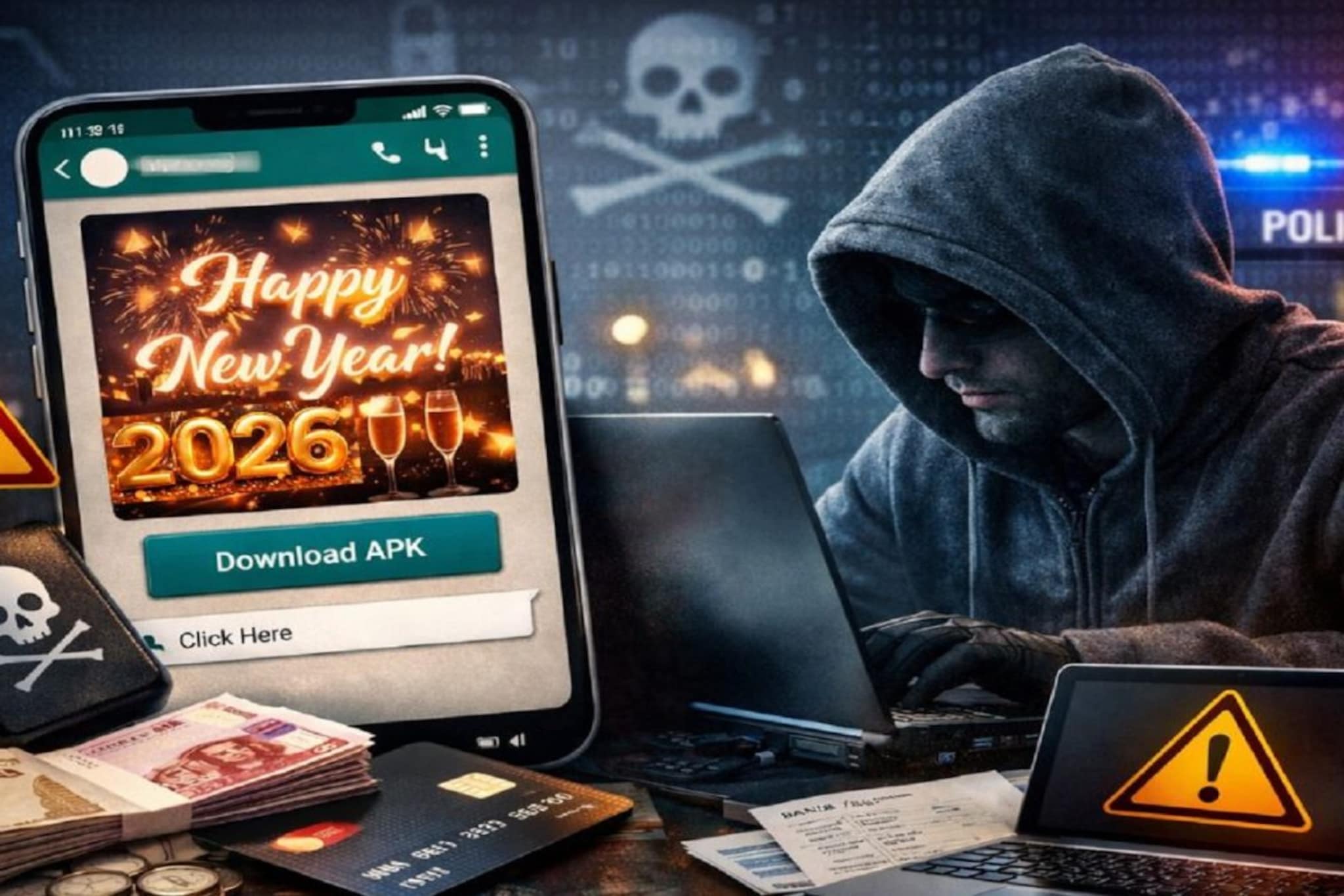 Happy New Year चा एक मेसेज रिकामं करु शकतं तुमचं बँक अकाउंट! असा करा बचाव