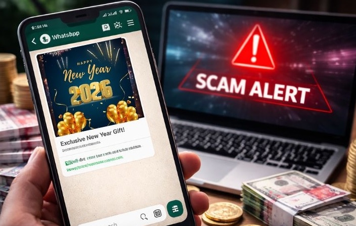 Happy New Year 2026 WhatsApp Scam