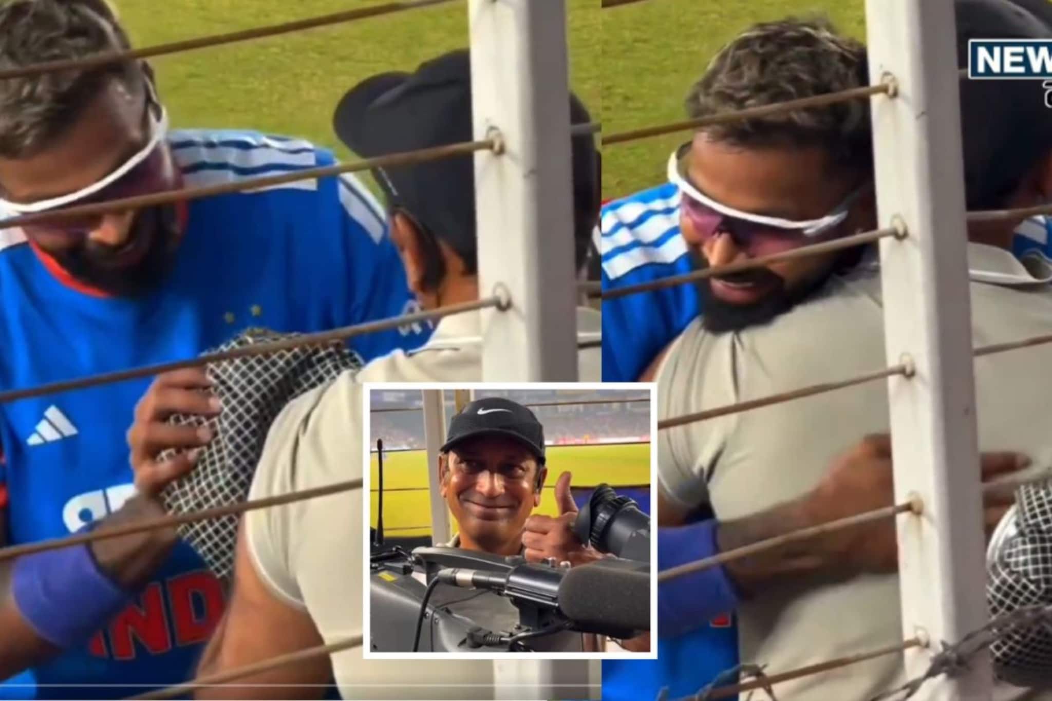 हार्दिक भावा मन जिंकलं! मॅच संपताच कॅमेरामनला दिली 'जादू की झप्पी'