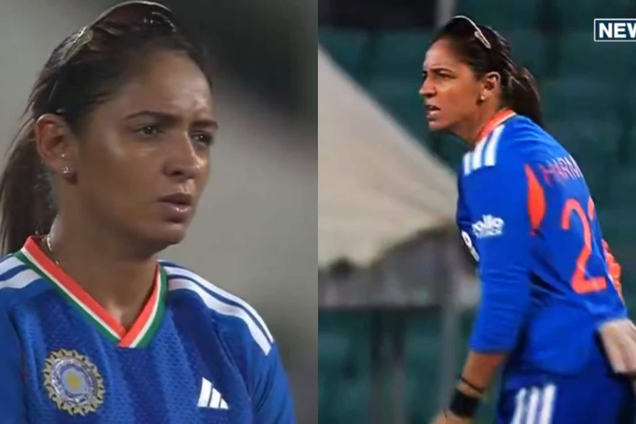 IND W vs SL W : हरमनप्रीतचा अचानक पारा का चढला? 19 व्या ओव्हरनंतर असं काय घडलं?