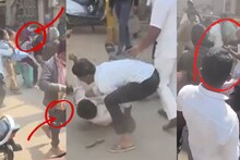 पोलीस स्टेशनसमोर तुंबळ हाणामारी, एकमेकांना उचलून आपटले, मारामारी सोडवताना पोलिसांना नाकी नऊ