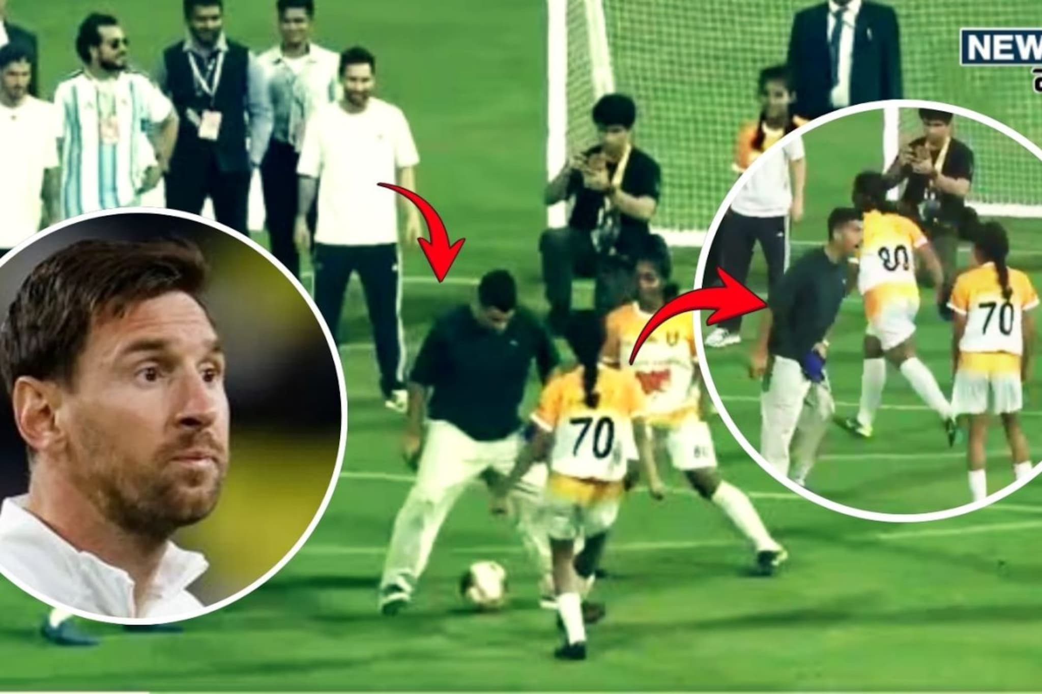 13 वर्षाच्या पोरीने दाखवली जादू, लुईस सुआरेझच्या पायाखालून काढला बॉल 13 वर्षाच्या पोरीने दाखवली जादू, लुईस सुआरेझच्या पायाखालून काढला बॉल