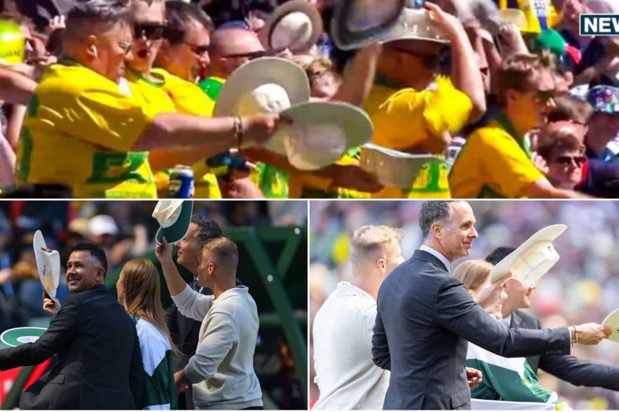 3 वाजून 50 मिनिटांनी प्रेक्षकांनी टोप्या का झुकवल्या? पाहा Video