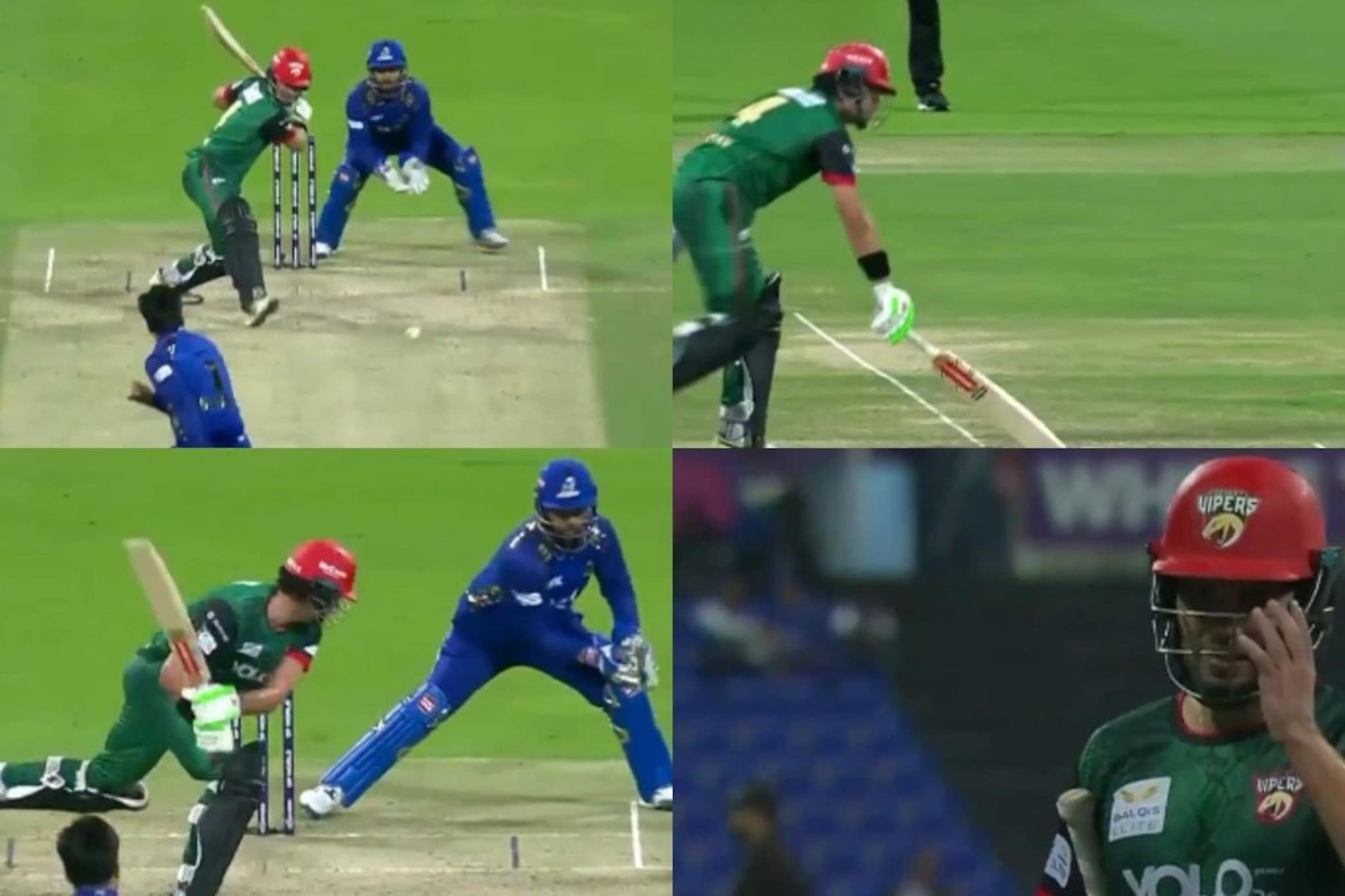 टी20 लीगमध्ये अजबगजब घटना! निकोलस पुरनने स्टंपिंग हुकवली, पण पुढच्याच बॉलवर... टी20 लीगमध्ये अजबगजब घटना! निकोलस पुरनने स्टंपिंग हुकवली, पण पुढच्याच बॉलवर...