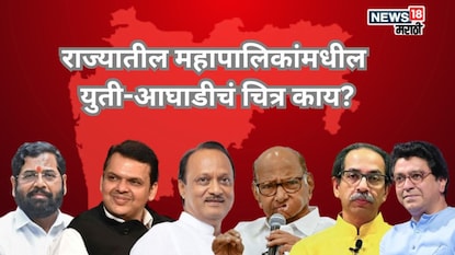 कुठं जुळलं, कुठं बिनसलं? राज्यातील महापालिकांमधील युती-आघाडीचं चित्र एका क्लिकवर.... कुठं जुळलं, कुठं बिनसलं? राज्यातील महापालिकांमधील युती-आघाडीचं चित्र एका क्लिकवर....