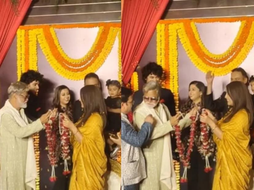  महिमा चौधरी आणि संजय मिश्रा यांचं दोघांचंही याआधी लग्न झालेलं आहे. पण आता त्यांनी पुन्हा लग्न केल्याने चाहत्यांना मोठा धक्का बसला आहे. महिमा आणि संजय यांच्या लग्नसोहळ्याचे सर्वांनाच आश्चर्याचा धक्का दिलाय.