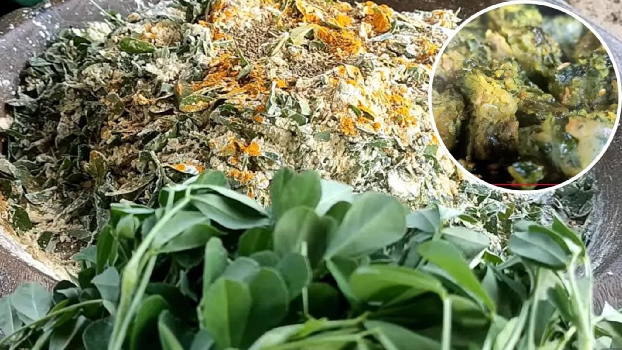 Methi Recipe Video : ना भाजी, ना थेपला; आजीने बनवला मेथीचा चटपटीत पदार्थ, शेअर केली रेसिपी