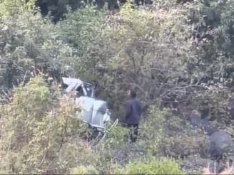 सप्तश्रृंगीच्या घाटात भीषण अपघात, Bolero 800 फूट  दरीत कोसळली