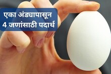 Egg Recipe : फक्त एकच अंडं, त्यापासून 4 जणांचं जेवण कसं करायचं? अंड्याची भन्नाट रेसिपी