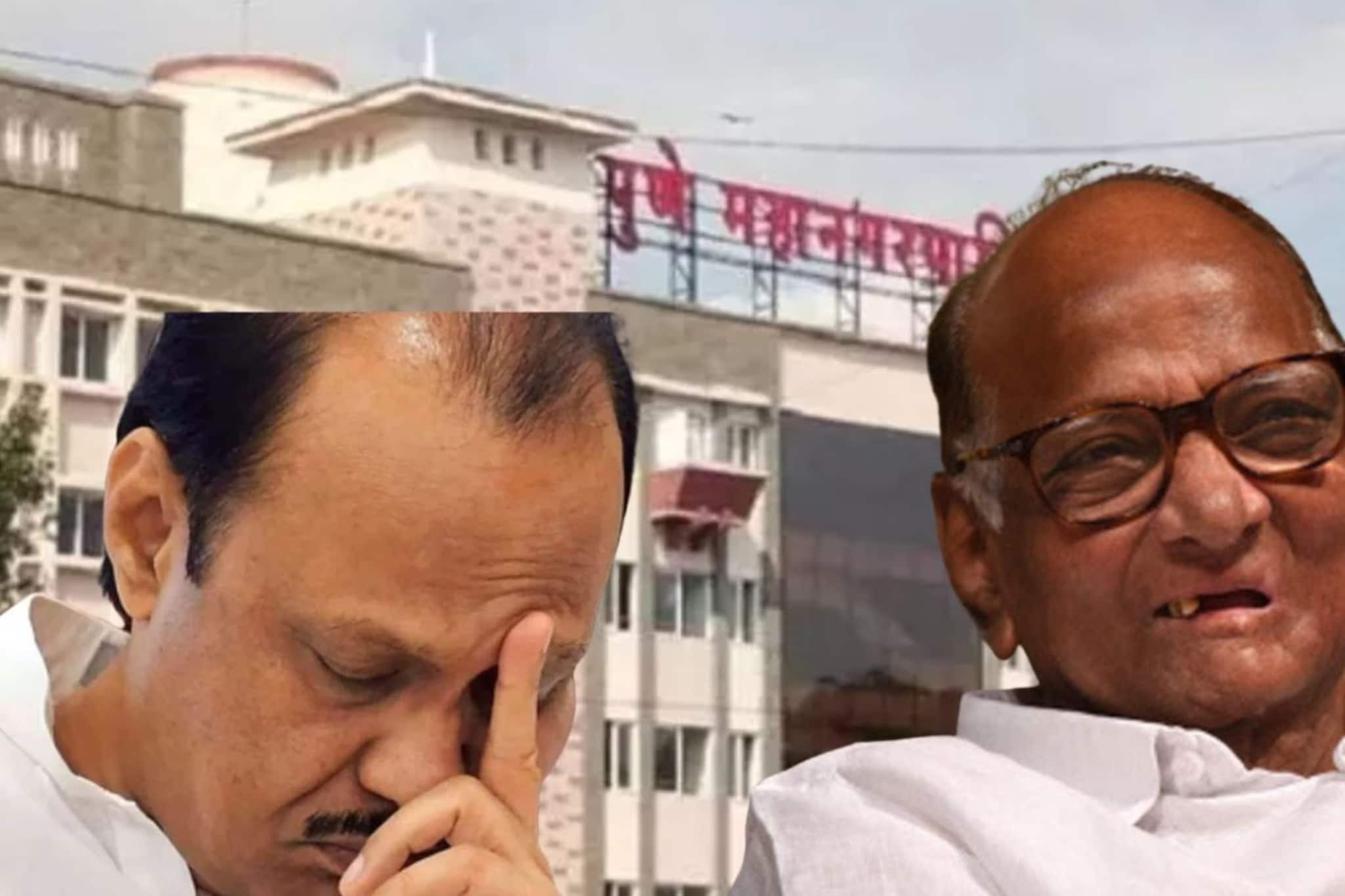 पुण्यात शरद पवारांनी  शब्द फिरवला; चर्चा केली पुतण्याशी, पण आघाडी काँग्रेसशी