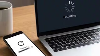 फोन लॅपटॉप रिस्टार्ट 