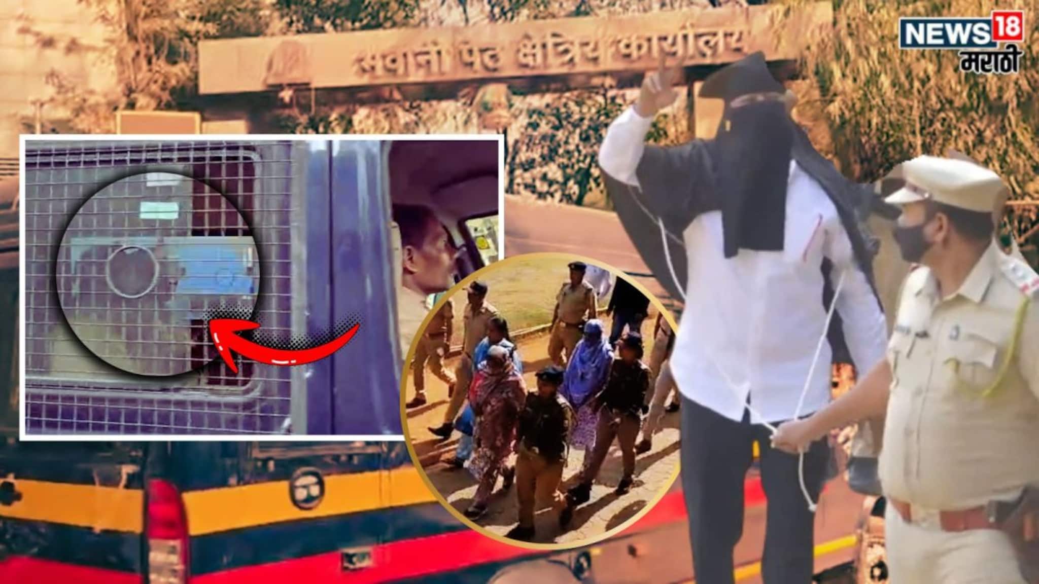 Pune : लक्ष्मी अन् सोनालीच्या तोंडाला स्कार्फ, डझनभर पोलिसांचा ताफा! बंडू आंदेकरने पोलीस संरक्षणात भरला निवडणुकीचा अर्ज, पाहा Photos