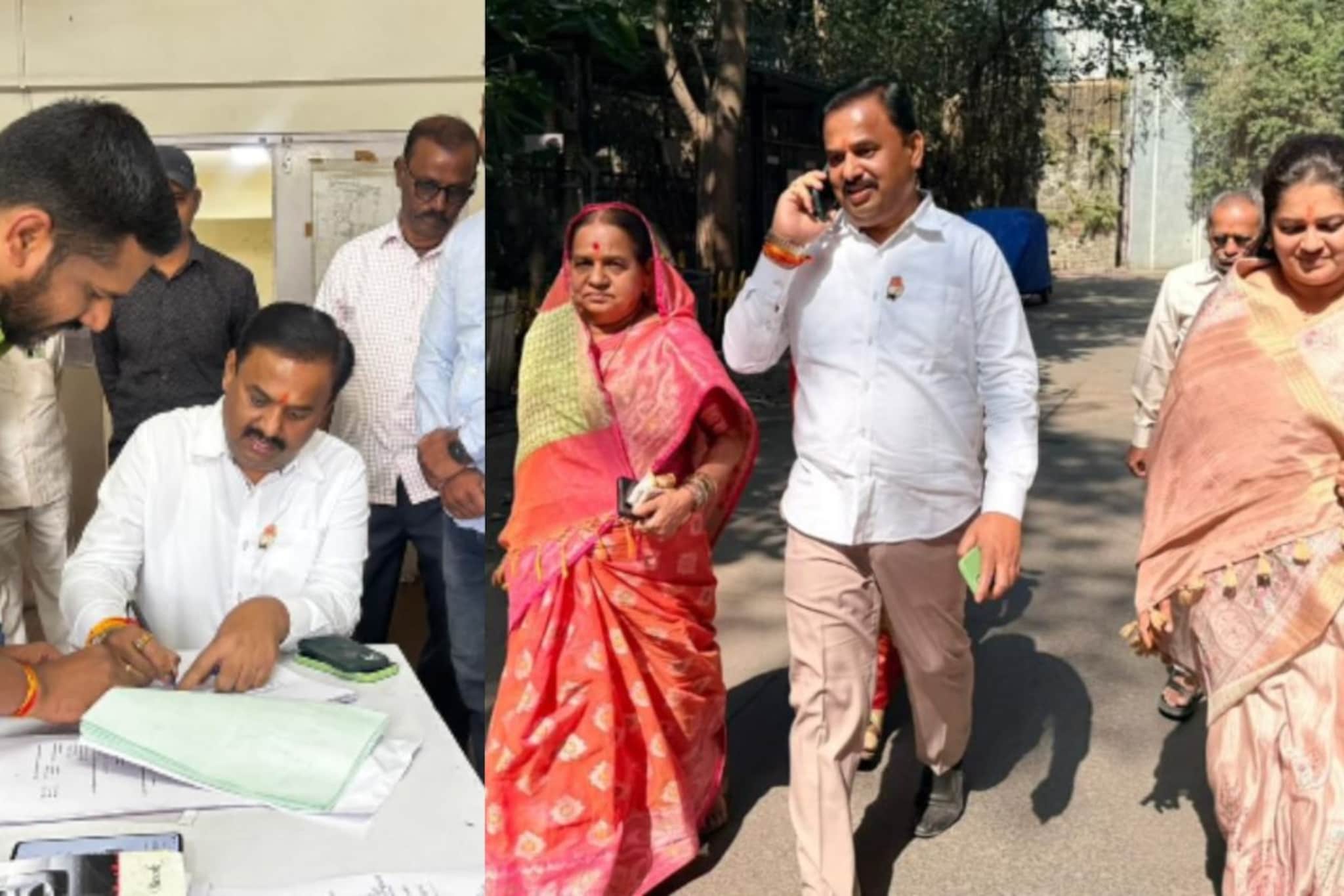 काँग्रेसमध्ये प्रवेश, प्रशांत जगताप यांनी भरला उमेदवारी अर्ज, भाजपकडून शिवरकर?