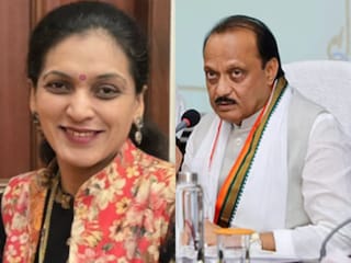 रुपाली पाटील आणि अजित पवार रुपाली पाटील आणि अजित पवार