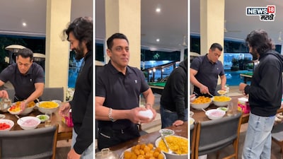 Salman Khan's 60th Birthday Bash: Bhaijaan Makes Bhel for Guests, Video Goes Viral!
