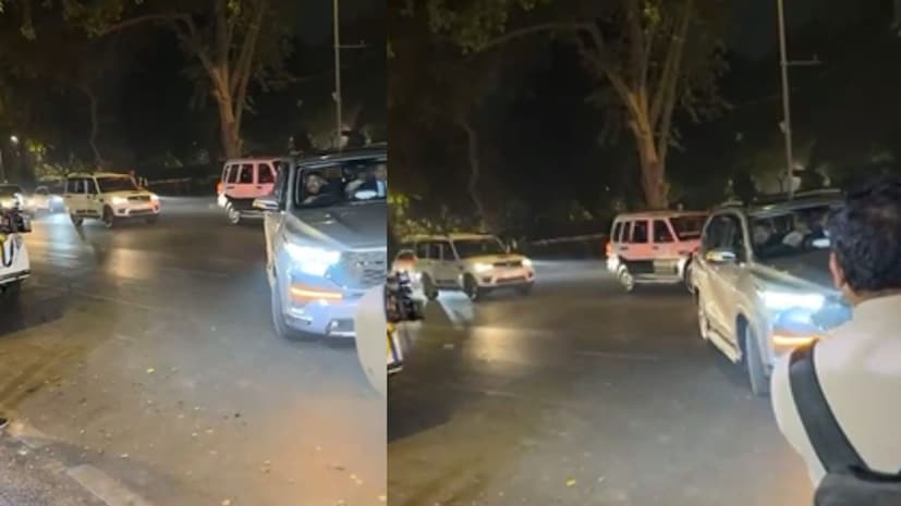 माजी केंद्रीय मंत्री सुशील कुमार शिंदे, खासदार प्रणिती शिंदे, राष्ट्रवादीचे खासदार अमोल कोल्हे, अमर काळे, निलेश लंके, खासदार भगरे गुरूजी, बाळ्या मामा म्हात्रे, धैर्यशील मोहिते पाटील उपस्थित आहेत.