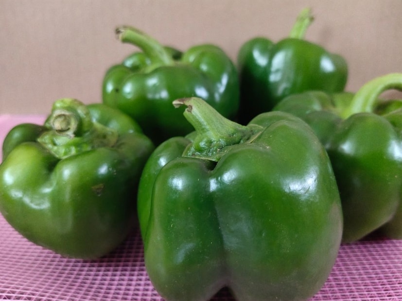 शिमला मिरचीच्या खालच्या बाजूला पाहा जर 4 उंचवटे असतील तर ते फिमेल आणि 3 उंचवटे असतील तर ती मेल. फिमेल शिमला मिरचीमध्ये मेल शिमला मिरचीपेक्षा जास्त बिया असतात पण ते थोडं स्वीट असतं.