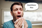 99 टक्के लोकांना माहितीच नाही, शिंकल्यावर God Bless You का म्हणतात?