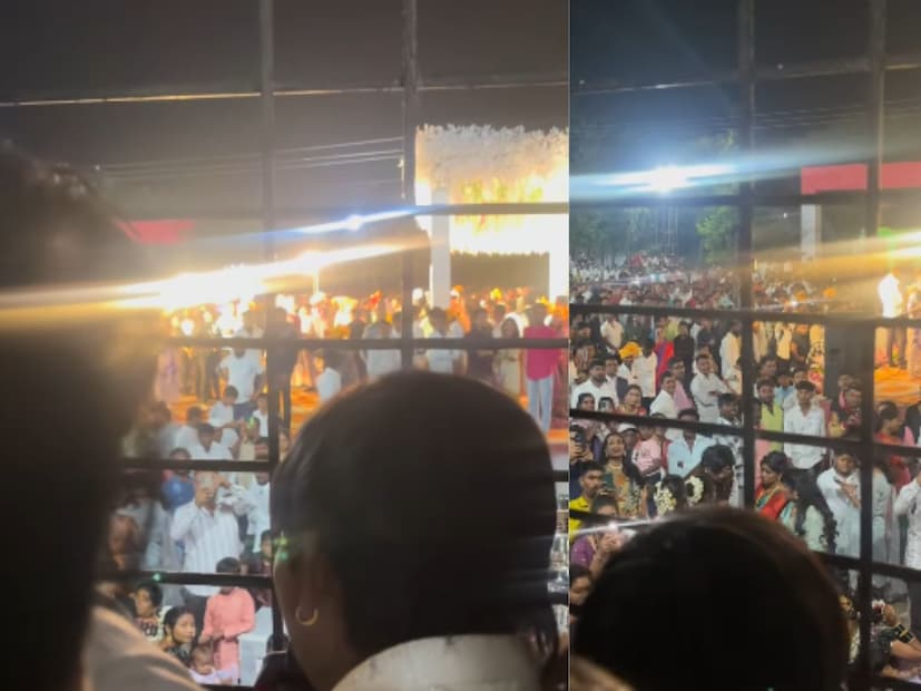  सूरज चव्हाण पुढे म्हणतोय,"फक्त मला सहकार्य करा. कारण तुम्हा सर्वांना माहिती आहे की मला दम्याचा त्रास आहे. मी सर्वांसोबत फोटो काढेन. पण आता लग्न होऊदेत". चाहत्यांना विनंती केल्यानंतरच सूरज चव्हाण लग्नमंडपात आला. अचानक गर्दी उसळल्याने दोन तास उशिरा सूरजचं लग्न लागलं.