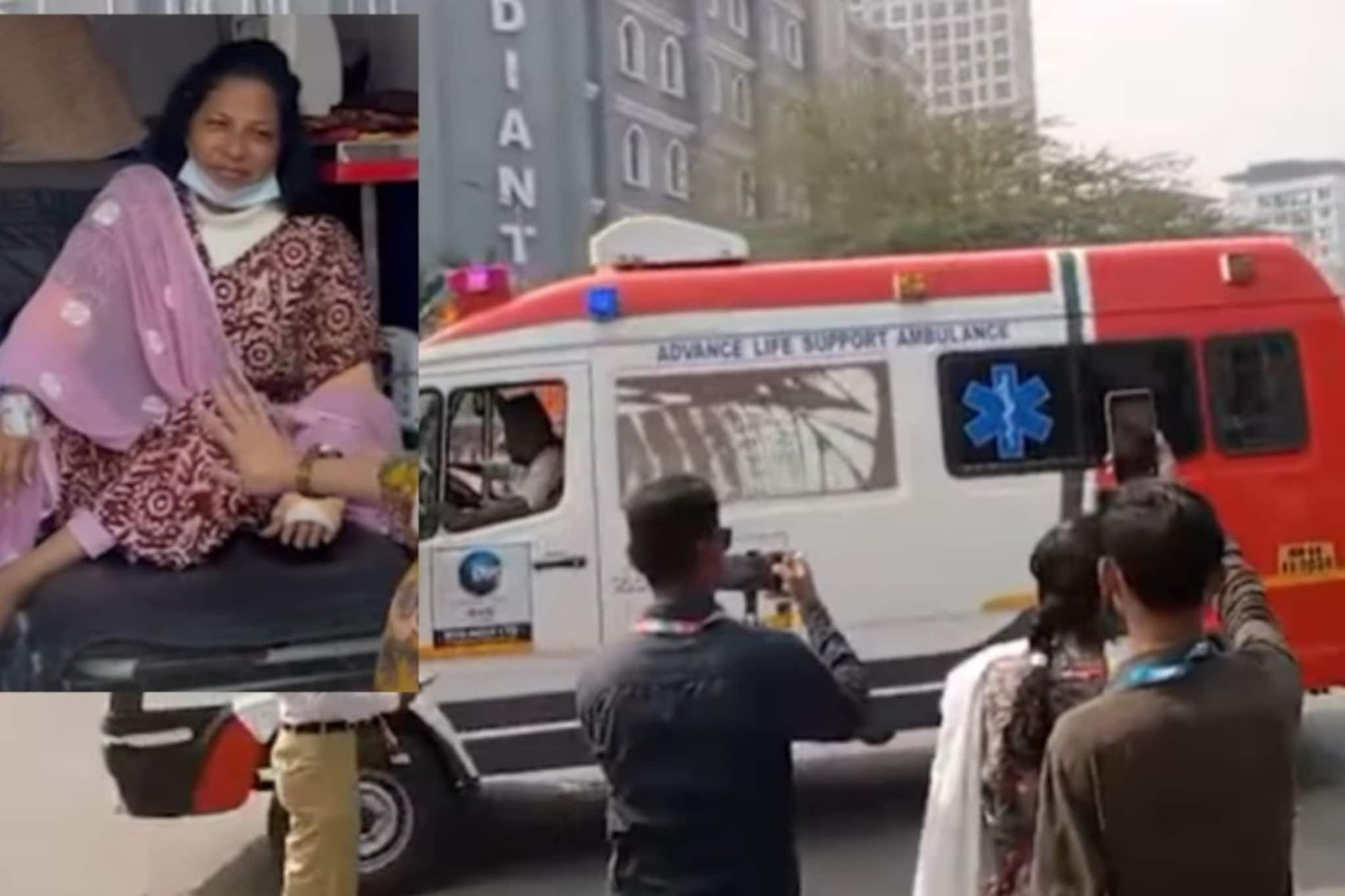 कुकरची शिटी उडाली, स्वयंपाक करताना बेक्कार भाजल्या, आज ॲम्ब्युलन्सने फॉर्म भरायल