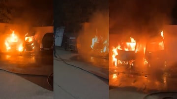 ठाण्यात पुन्हा वाहन 'जळीतकांड'! पहाटे 3 वाजता घडलं भयंकर, घटनास्थळावरचे PHOTO