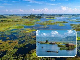 आशियातील सर्वात मोठे गोड पाण्याचे सरोवर