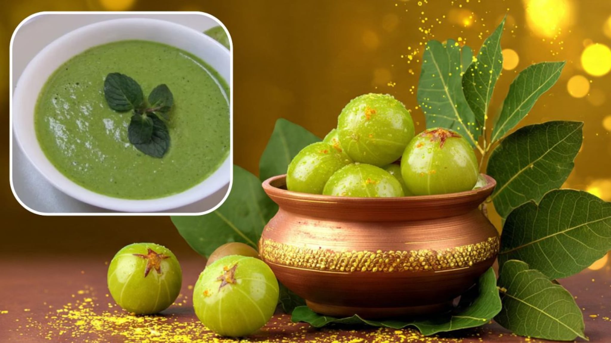 Amla Chutney Recipe : घरच्या घरी अशी बनवा चटकदार आवळा चटणी, साध्या वरण-भातालाही बनवेल खास!