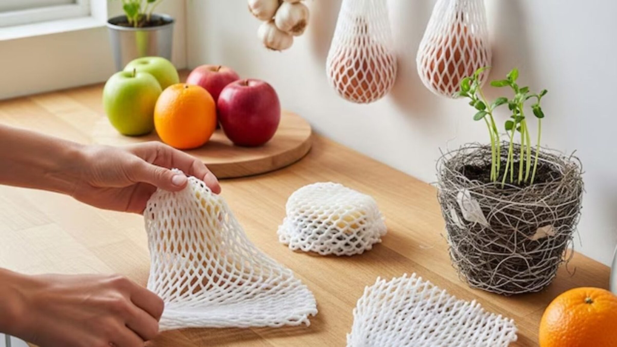 Tips And Tricks : फळांसोबत येणारी जाळी तुम्ही फेकून देता? मग 'हे' उपायोग एकदा पाहाच..