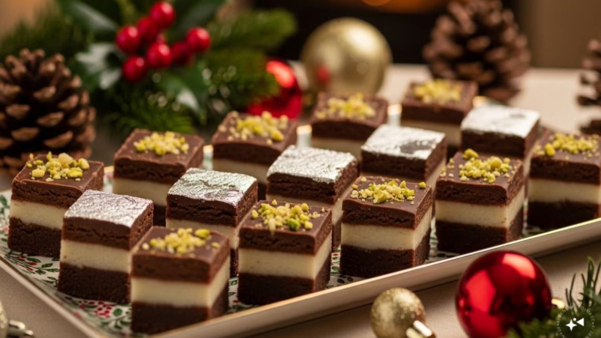 Christmas Cake Recipe : दरवेळी रम केकच बनवता? यंदा ट्राय करा हेल्दी आणि टेस्टी खवा-चॉकलेट बर्फी