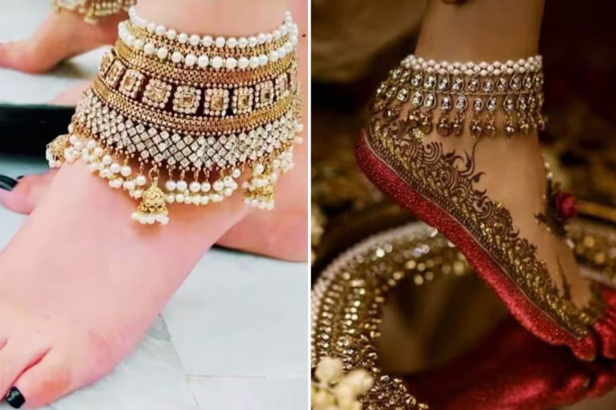 नवरीसाठी बेस्ट 5 ब्राइडल पैंजण डिझाइन्स! तुमचा लूक बनवतात रॉयल आणि आकर्षक