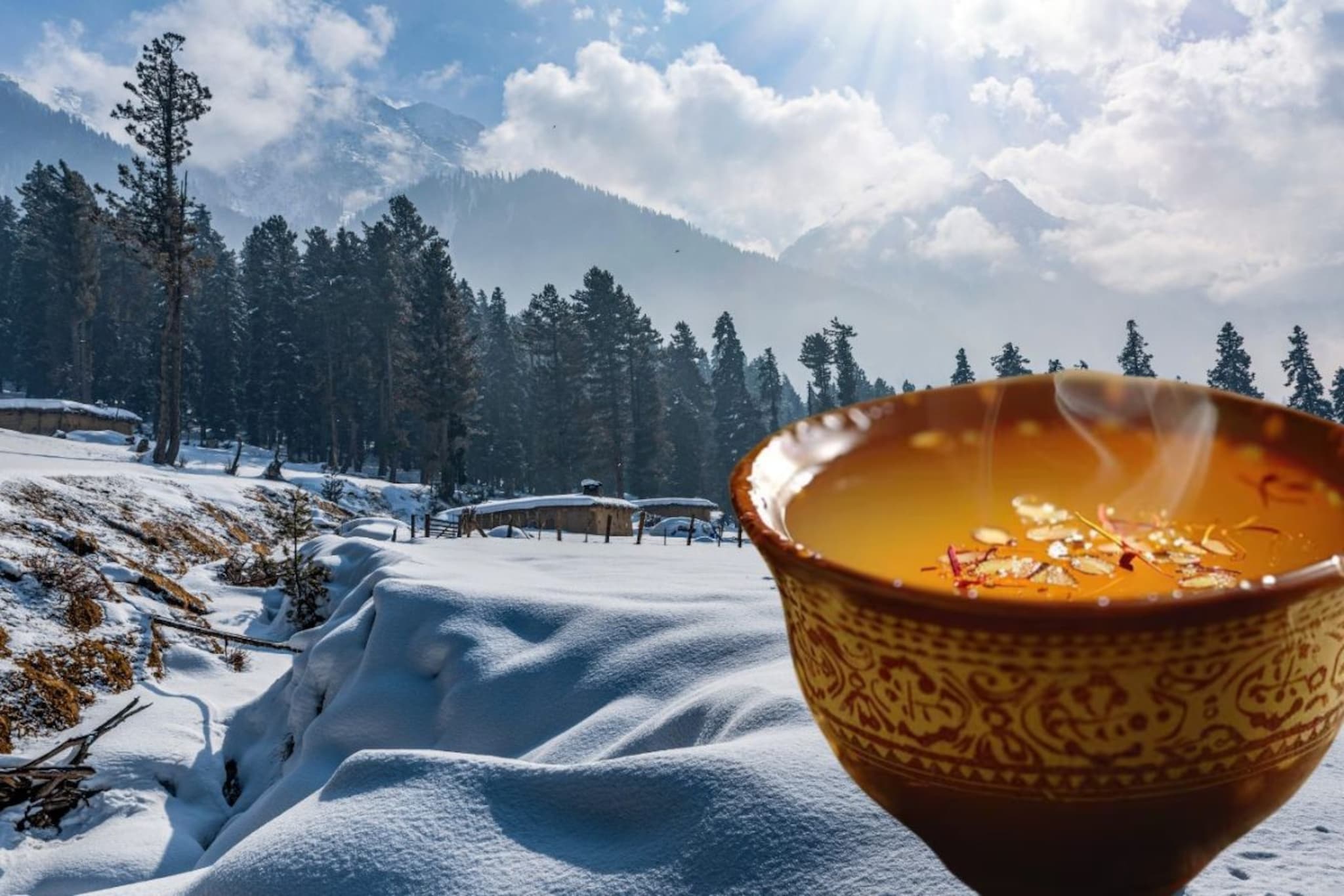 रोजच्या चहाऐवजी ट्राय करा 'काश्मिरी काहवा', थंडीत शरीराला देईल उब! पाहा रेसिपी