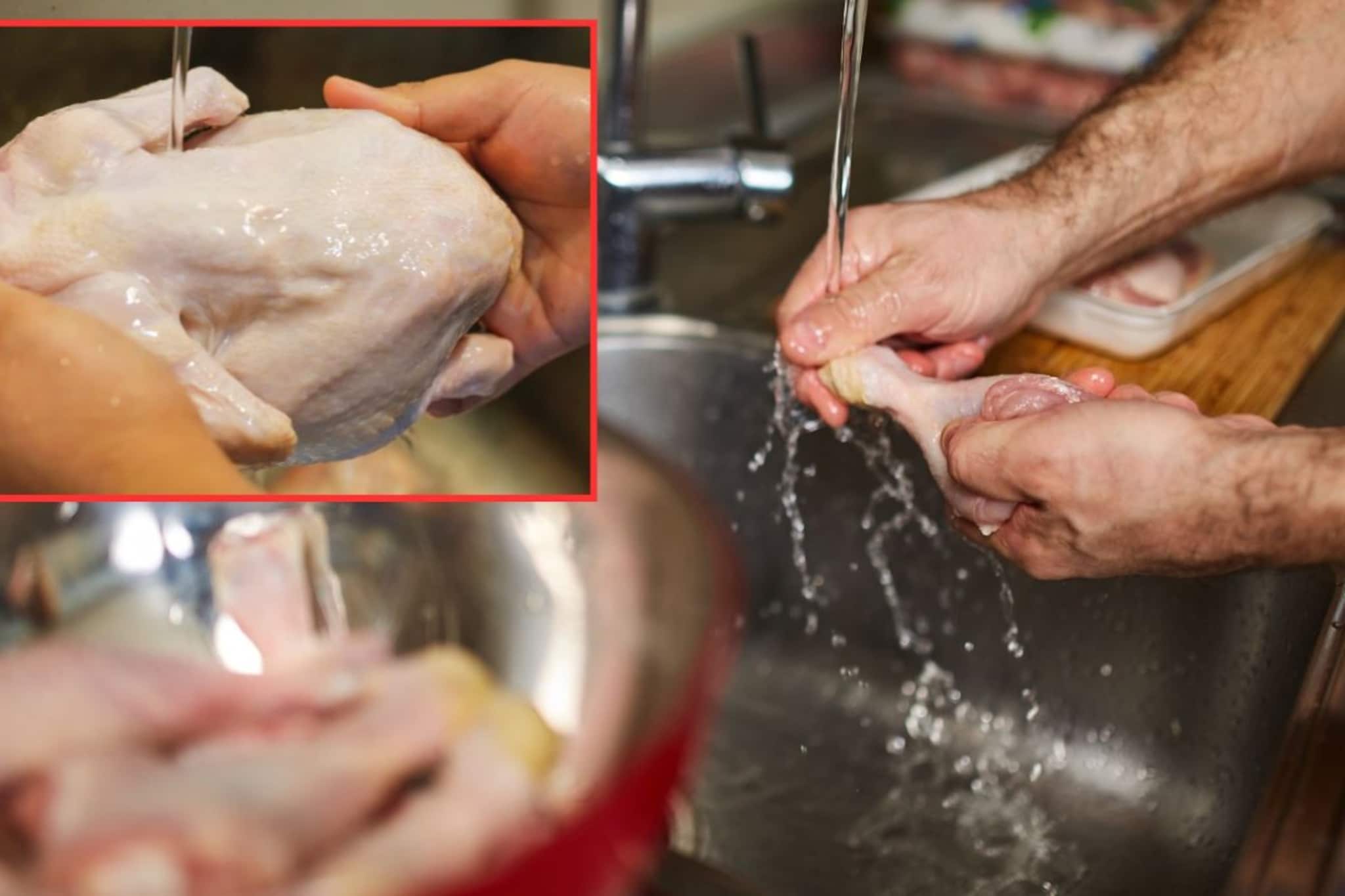 चिकन धुण्याची योग्य पद्धत माहितीये? जाणून घ्या, अन्यथा आरोग्याचे होईल नुकसान