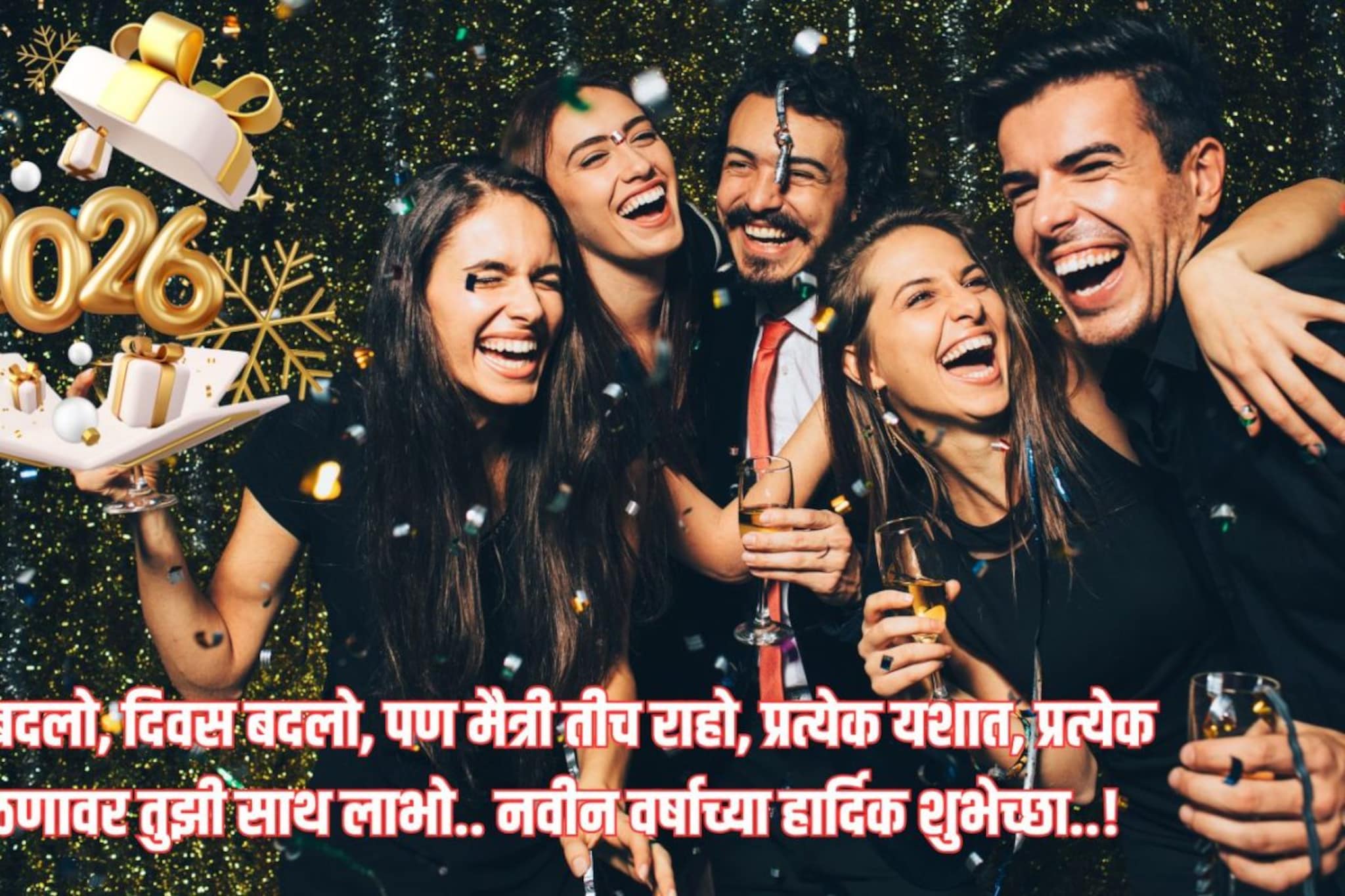 मित्र-मैत्रिणींना द्या नववर्षाच्या शुभेच्छा! या संदेशांनी द्विगुणित होईल आनंद