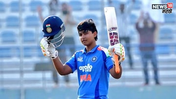 6,6,6,4,6,4,6,6,6... आशिया कपमध्ये Vaibhav Suryavanshi चं खणखणीत शतक 6,6,6,4,6,4,6,6,6... आशिया कपमध्ये Vaibhav Suryavanshi चं खणखणीत शतक