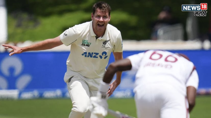 न्यूझीलंड क्रिकेट टीमने दुसऱ्या कसोटी क्रिकेट मॅचमध्ये वेस्ट इंडीजचा 9 विकेट्सने दारुण पराभव केलाय. या विजयासह न्यूझीलंडने वेस्ट इंडीजविरुद्धच्या मालिकेत 1-0 ने आघाडी घेतली आहे.