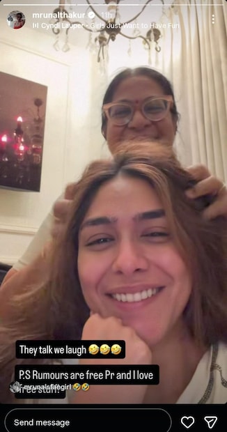 या व्हिडिओला तिने एक मजेदार कॅप्शन दिले, जे थेट अफवा पसरवणाऱ्यांना टोला देणारे होते. तिने लिहिले, 