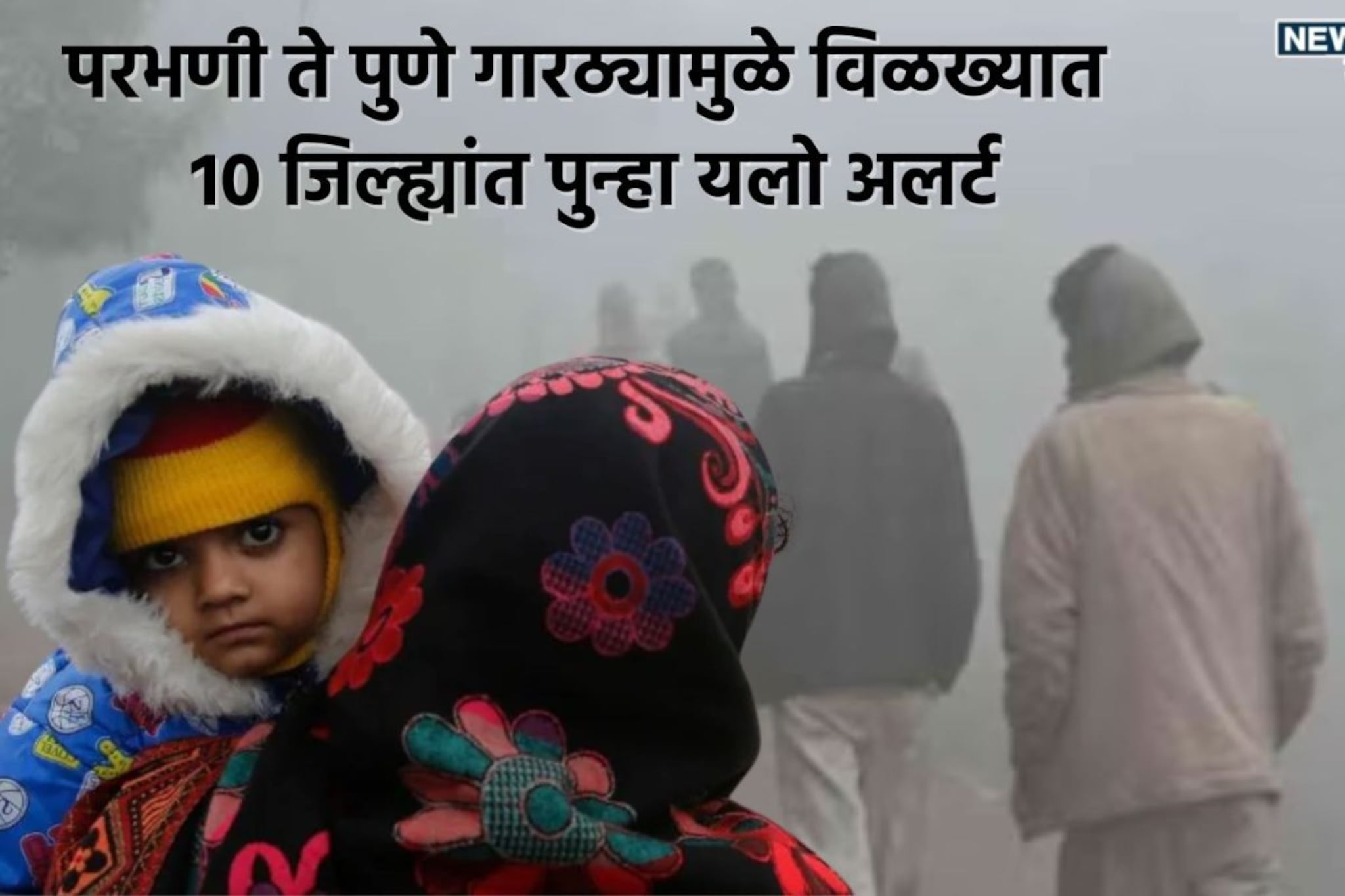 महाराष्ट्रात थंडीची लाट तीव्र; 10 जिल्ह्यांना यलो अलर्ट, पुढील 8 दिवस गारठाच