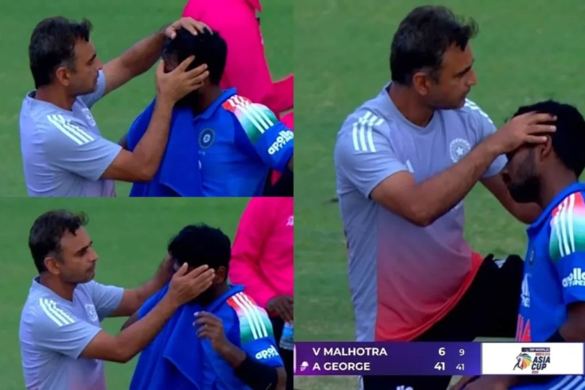 डोक्याला बॉल लागला,वेदनेने कळवला, तरी मैदान सोडलं नाही,आरोन जॉर्ज पाकिस्तानला एक डोक्याला बॉल लागला,वेदनेने कळवला, तरी मैदान सोडलं नाही,आरोन जॉर्ज पाकिस्तानला एक