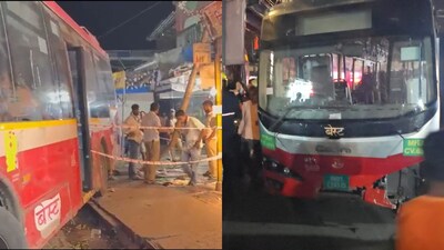 मुंबईत बेस्ट बसने 13 जणांना चिरडलं, चौघांचा मृत्यू, घटनास्थळाचे भयावह Photo