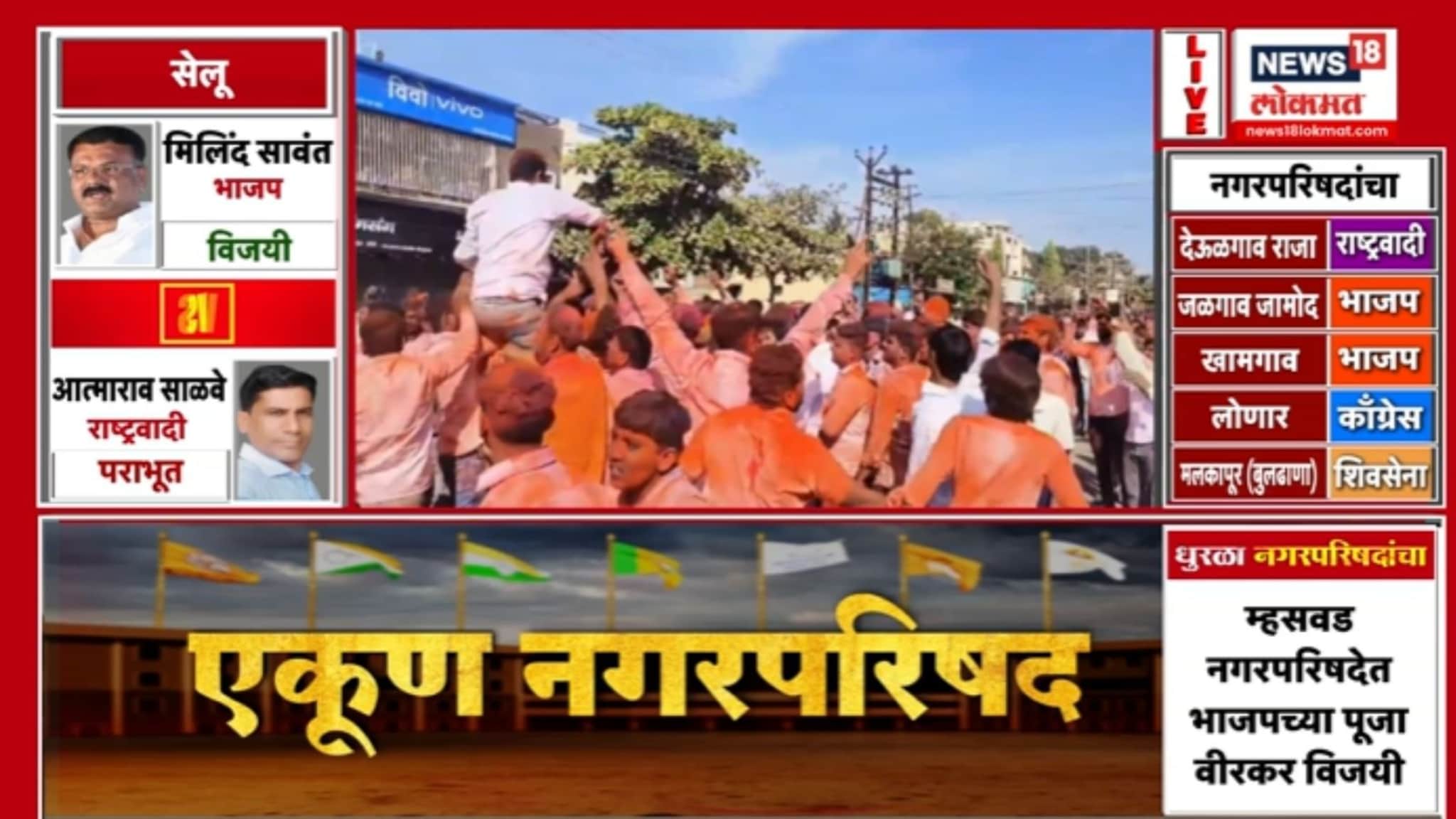 भाजपच नंबर एकचा पक्ष तर शिवसेना दुसऱ्या नंबरचा पक्ष..