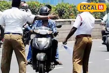 'तुझ्या घरचं खातो का? वाहतूक पोलिसाशी हुज्जत घालणं पुण्याच्या तरुणाला भोवलं, आता हात जोडून म्हणतोय...