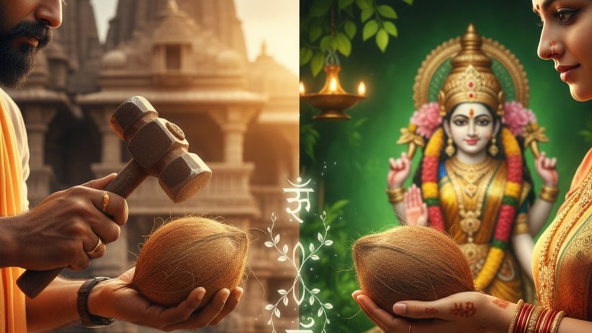 Coconut Rituales : हिंदू धर्मात महिला नारळ का फोडत नाहीत? परंपरा की अंधश्रद्धा, काय आहे कारण?