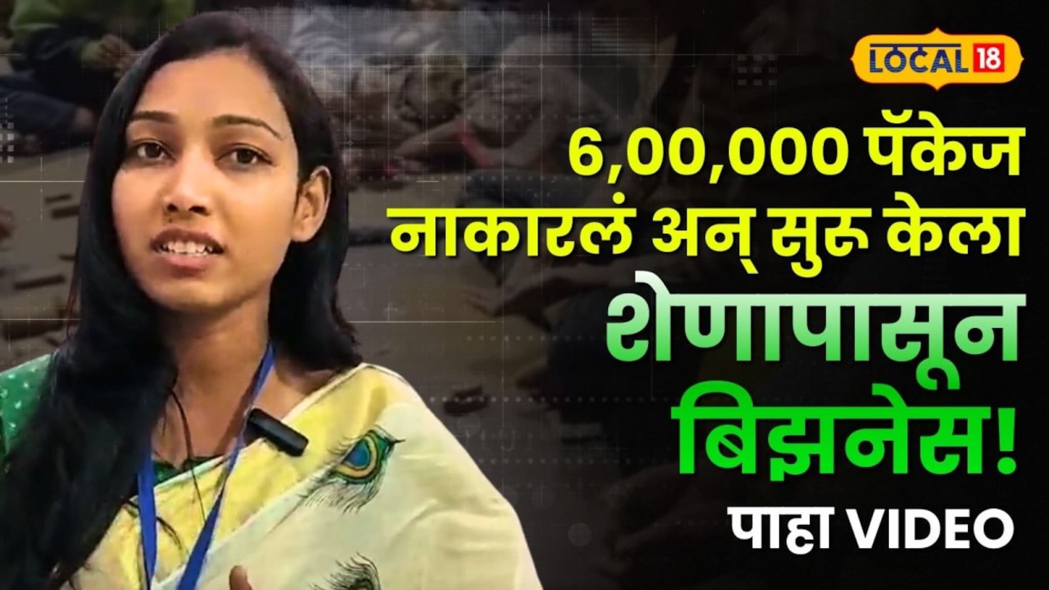 6,00,000 पॅकेज नाकारलं अन् सुरू केला शेणापासून बिझनेस!" पुण्याच्या इंजिनीअर तरुणीची जिद्द 'माझं वृंदावन'! video