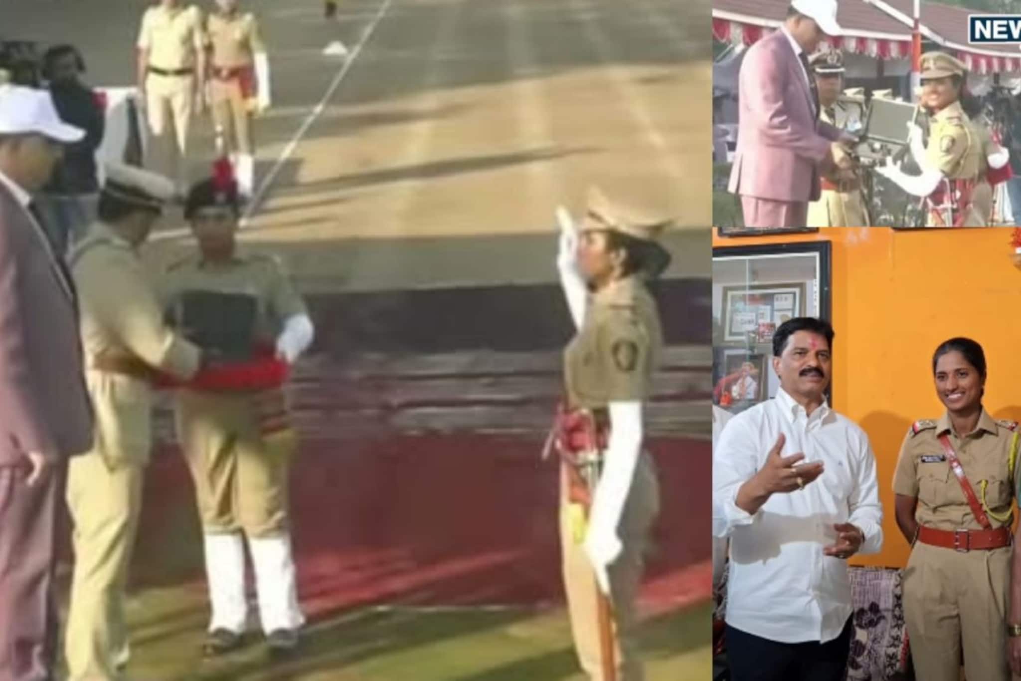 बापाचं छत्र हरपलं,ती हरली नाही! चंदगडच्या लेकीने खाकी वर्दी मिळवून सर्वांची मनं