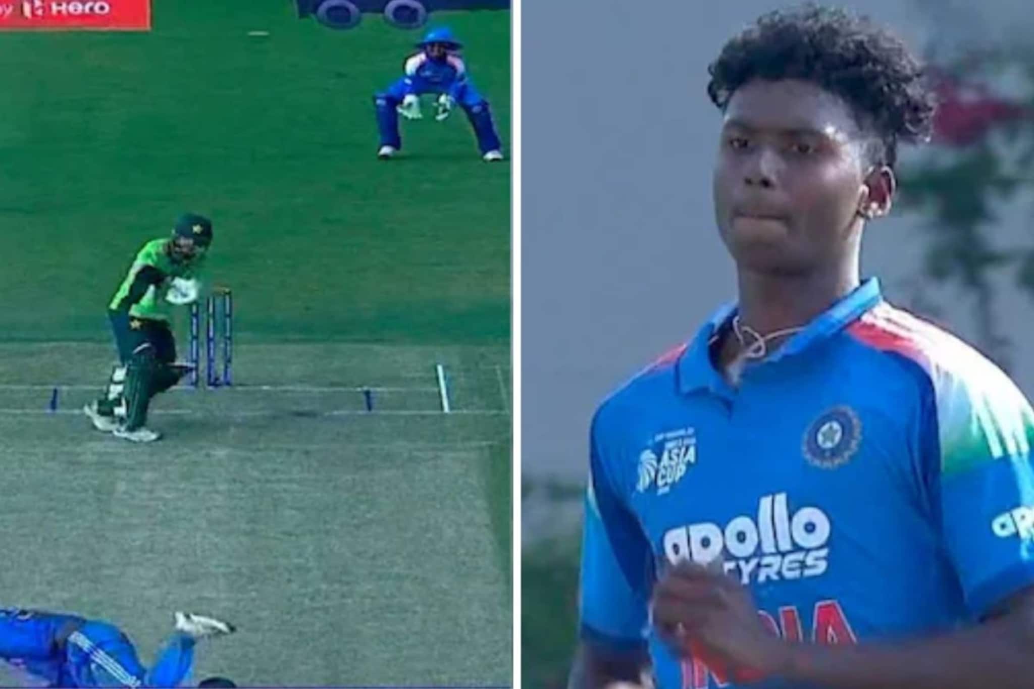 कोण आहे 17 वर्षांचा दीपेश देवेंद्रन? आग ओकणाऱ्या बॉलिंगने पाकिस्तानचा थरकाप! कोण आहे 17 वर्षांचा दीपेश देवेंद्रन? आग ओकणाऱ्या बॉलिंगने पाकिस्तानचा थरकाप!