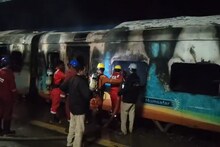 2000 पेक्षा जास्त प्रवासी अन् रात्री 1.30 वेळ, अचानक ट्रेनच्या दोन कोचनं घेतला पेट, एकाचा होरपळून मृत्यू, PHOTO
