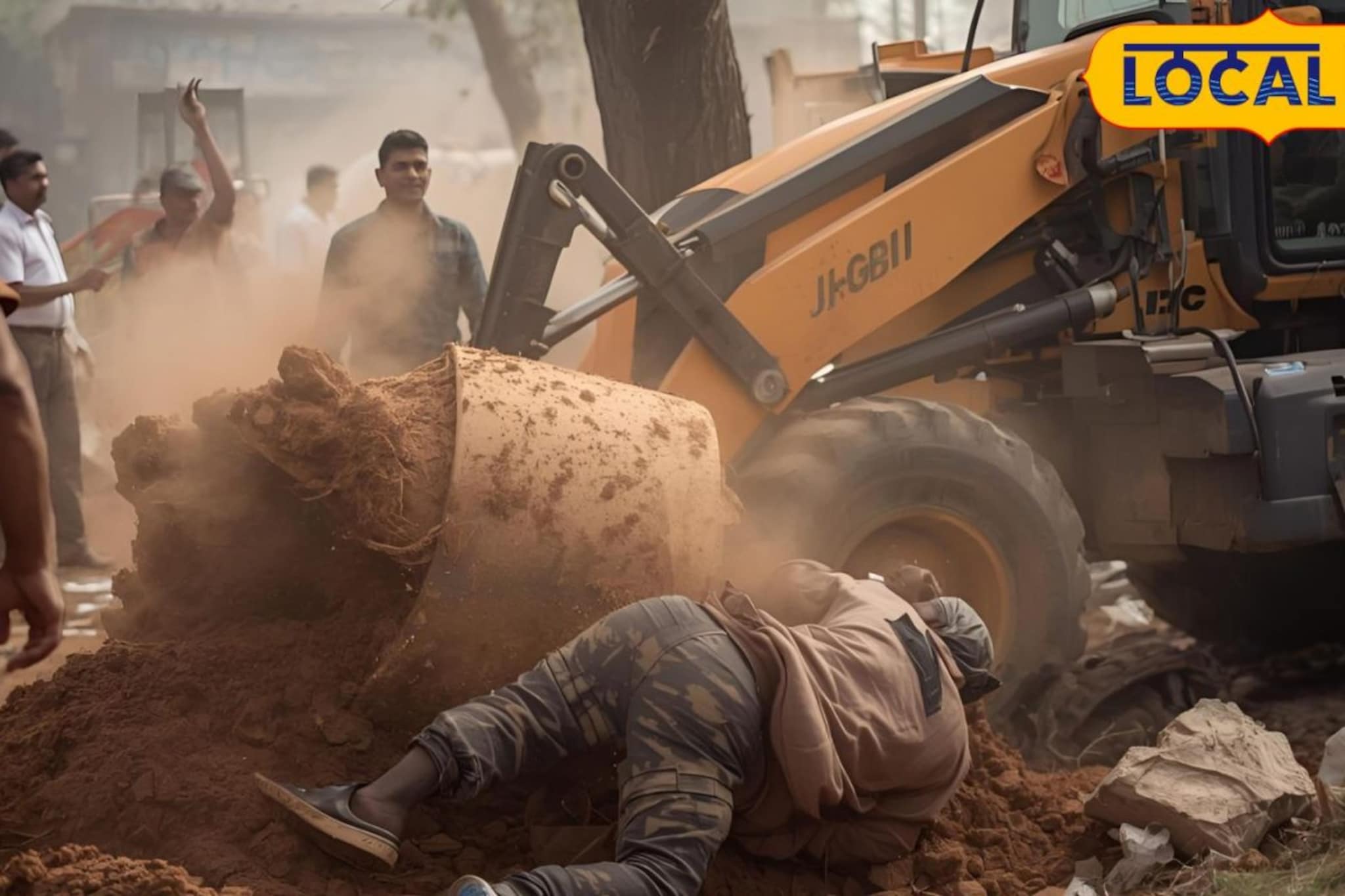 तो काम करण्यात दंग होता; पण अंगावर 'मृत्यू' कोसळला, कोरेगाव पार्कमधील कामगाराचा