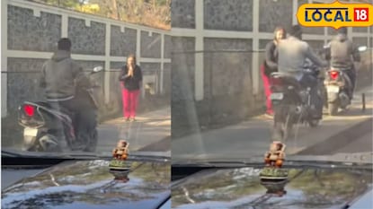 तरुणीने ओवाळली आरती तरुणीने ओवाळली आरती