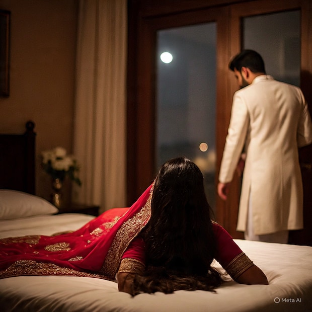 मोहसीन पोलिसांना म्हणाला की, त्याला नवरीसमोर कसंतरीच वाटत होतं. त्याला टेन्शन आलं होत. त्यामुळे कोणालाही न सांगता तो चालत हरिद्वारला गेला. (सर्व फोटो प्रतीकात्मक : AI Generated)