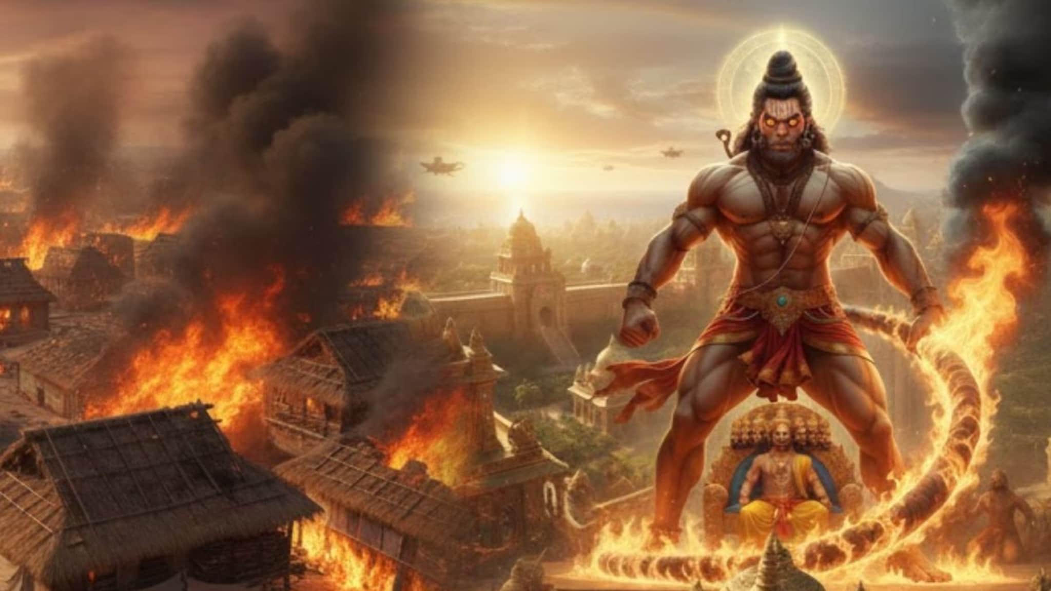 रावणाची लंका जर सोन्याची होती, तर हनुमानानं लंकेला आग कशी लावली? रामायणातील ही गोष्ट क्वचितच कोणाला माहित असेल